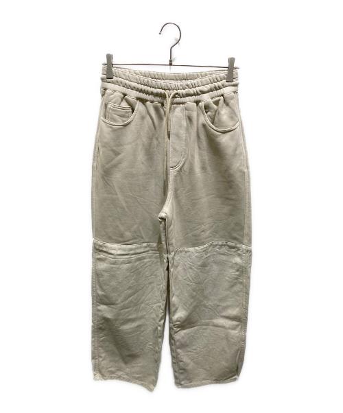 AMOMENTO（アモーメント）AMOMENTO (アモーメント) Adam et Rope (アダム エ ロペ) 別注DRAWSTRINGデニムパンツ ベージュ サイズ:Ｓの古着・服飾アイテム