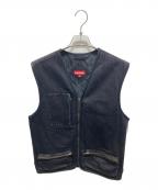 SUPREMEシュプリーム）の古着「DENIM VEST」｜ブラック