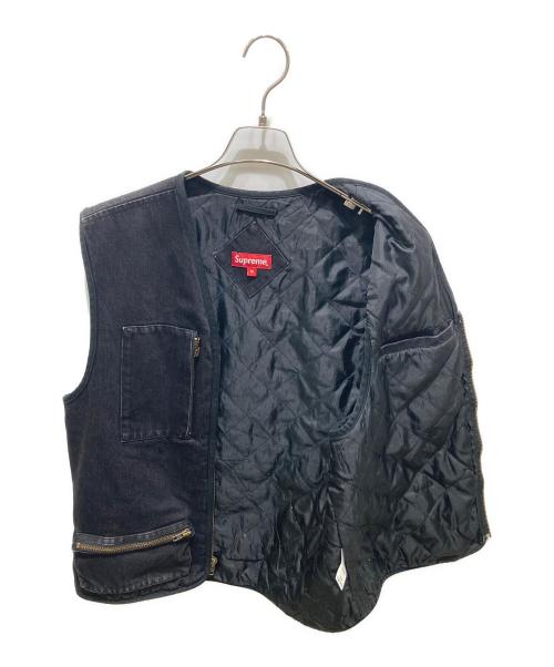 SUPREME（シュプリーム）SUPREME (シュプリーム) DENIM VEST ブラック サイズ:Ｍの古着・服飾アイテム