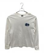 stussyステューシー）の古着「WORLD TRIBE ワールドトライブ　ロングスリーブカットソー」｜ブラック
