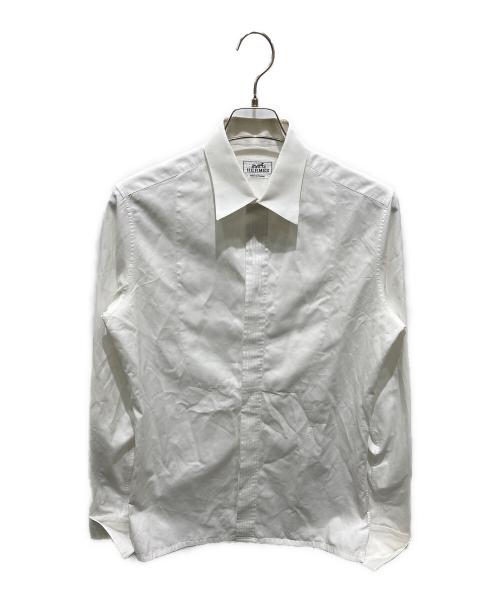HERMES（エルメス）HERMES (エルメス) ロングスリーブカフスシャツ ホワイト サイズ:38の古着・服飾アイテム