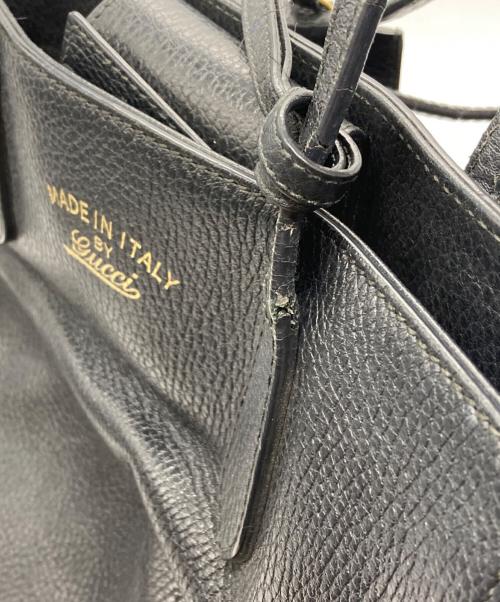 GUCCI（グッチ）GUCCI (グッチ) ハンドバッグ ブラックの古着・服飾アイテム