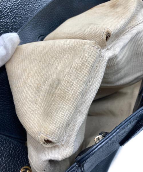 GUCCI（グッチ）GUCCI (グッチ) ハンドバッグ ブラックの古着・服飾アイテム