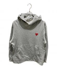PLAY COMME des GARCONS（プレイコムデギャルソン）の古着「プルオーバーパーカー」｜グレー
