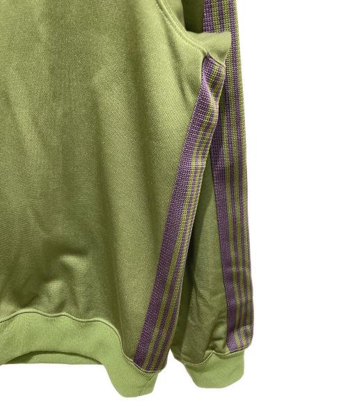 Needles（ニードルズ）Needles (ニードルズ) TRACK CREW NECK SHIRT - POLY SMOOTH グリーン サイズ:Ｍの古着・服飾アイテム