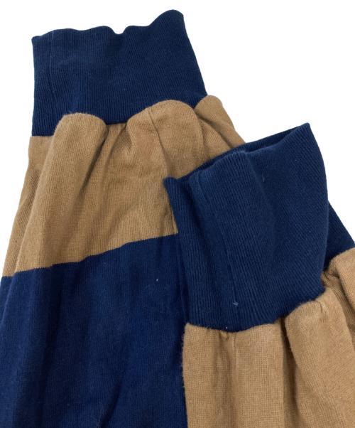 Vivienne Westwood RED LABEL（ヴィヴィアンウエストウッドレッドレーベル）Vivienne Westwood RED LABEL (ヴィヴィアンウエストウッドレッドレーベル) ビッグボーダーエイリアンスリーブポロトップス ブラウン サイズ:00の古着・服飾アイテム