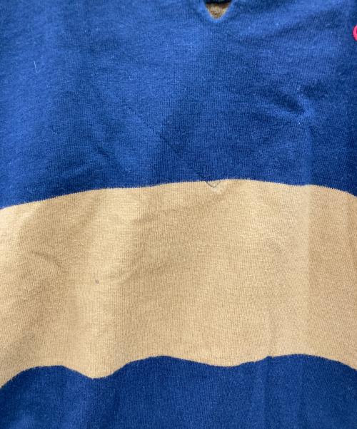 Vivienne Westwood RED LABEL（ヴィヴィアンウエストウッドレッドレーベル）Vivienne Westwood RED LABEL (ヴィヴィアンウエストウッドレッドレーベル) ビッグボーダーエイリアンスリーブポロトップス ブラウン サイズ:00の古着・服飾アイテム