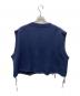 doublet (ダブレット) VWRSIZED BROKEN VEST ネイビー サイズ:FREE：10000円