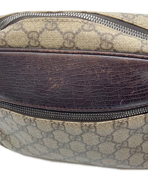GUCCI（グッチ）GUCCI (グッチ) ショルダーバッグ　GGスプリーム　 ブラウンの古着・服飾アイテム