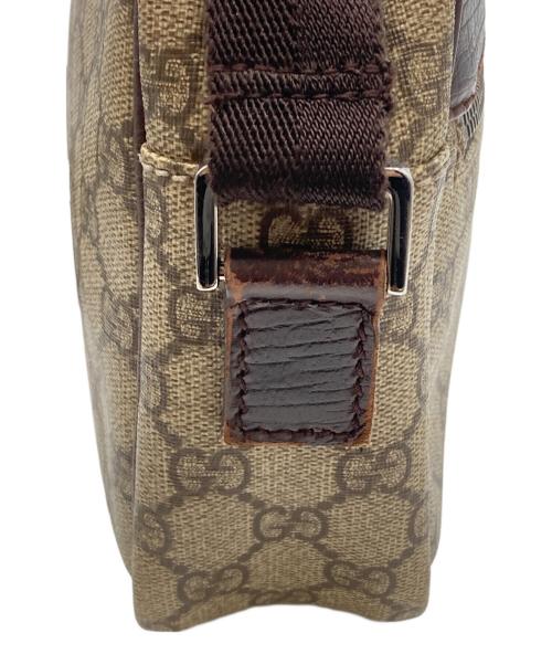 GUCCI（グッチ）GUCCI (グッチ) ショルダーバッグ　GGスプリーム　 ブラウンの古着・服飾アイテム
