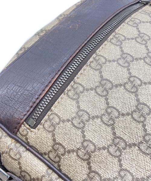GUCCI（グッチ）GUCCI (グッチ) ショルダーバッグ　GGスプリーム　 ブラウンの古着・服飾アイテム