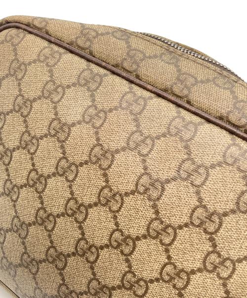GUCCI（グッチ）GUCCI (グッチ) ショルダーバッグ　GGスプリーム　 ブラウンの古着・服飾アイテム