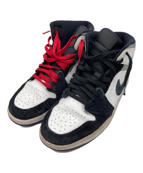 NIKE（ナイキ）NIKE (ナイキ) AIR JORDAN 1 MID　エア ジョーダン 1 ミッド パープル サイズ:29の古着・服飾アイテム