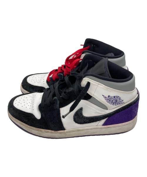 NIKE（ナイキ）NIKE (ナイキ) AIR JORDAN 1 MID　エア ジョーダン 1 ミッド パープル サイズ:29の古着・服飾アイテム