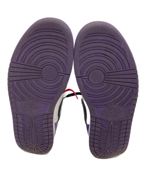 NIKE（ナイキ）NIKE (ナイキ) AIR JORDAN 1 MID　エア ジョーダン 1 ミッド パープル サイズ:29の古着・服飾アイテム