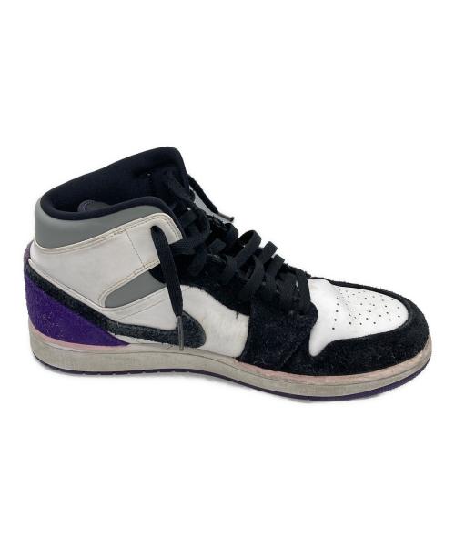 NIKE（ナイキ）NIKE (ナイキ) AIR JORDAN 1 MID　エア ジョーダン 1 ミッド パープル サイズ:29の古着・服飾アイテム