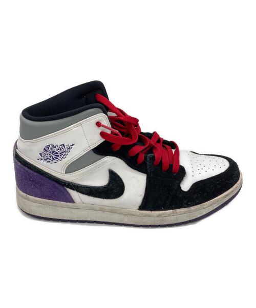 NIKE（ナイキ）NIKE (ナイキ) AIR JORDAN 1 MID　エア ジョーダン 1 ミッド パープル サイズ:29の古着・服飾アイテム