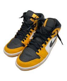 NIKE（ナイキ）の古着「AIR JORDAN 1 MID　エア ジョーダン 1 ミッド」｜イエロー