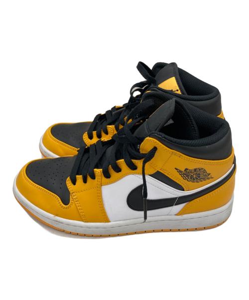 NIKE（ナイキ）NIKE (ナイキ) AIR JORDAN 1 MID　エア ジョーダン 1 ミッド イエロー サイズ:26.5の古着・服飾アイテム