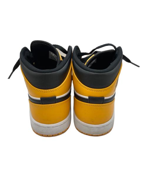 NIKE（ナイキ）NIKE (ナイキ) AIR JORDAN 1 MID　エア ジョーダン 1 ミッド イエロー サイズ:26.5の古着・服飾アイテム