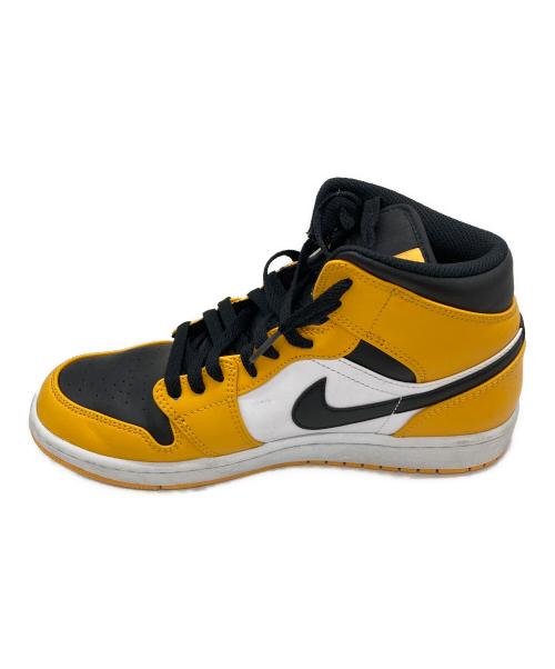 NIKE（ナイキ）NIKE (ナイキ) AIR JORDAN 1 MID　エア ジョーダン 1 ミッド イエロー サイズ:26.5の古着・服飾アイテム