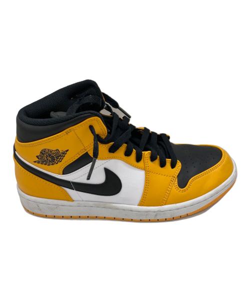 NIKE（ナイキ）NIKE (ナイキ) AIR JORDAN 1 MID　エア ジョーダン 1 ミッド イエロー サイズ:26.5の古着・服飾アイテム