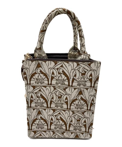 Mucha（ミュシャ）Mucha (ミュシャ) ジャガードフォンショルダーバッグ ベージュの古着・服飾アイテム