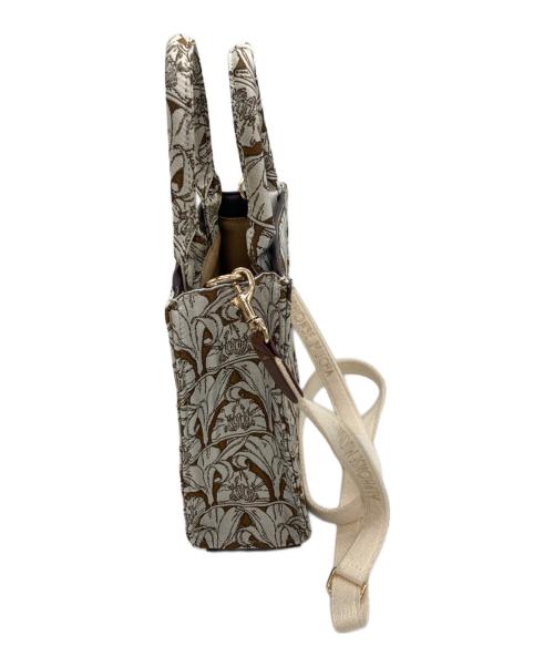 Mucha（ミュシャ）Mucha (ミュシャ) ジャガードフォンショルダーバッグ ベージュの古着・服飾アイテム