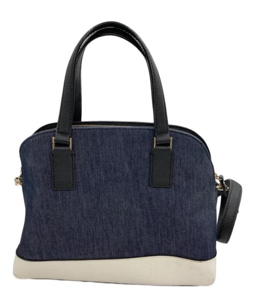 Kate Spade（ケイトスペード）Kate Spade (ケイトスペード) キャメロンストリートデニム2WAYバッグ ネイビーの古着・服飾アイテム