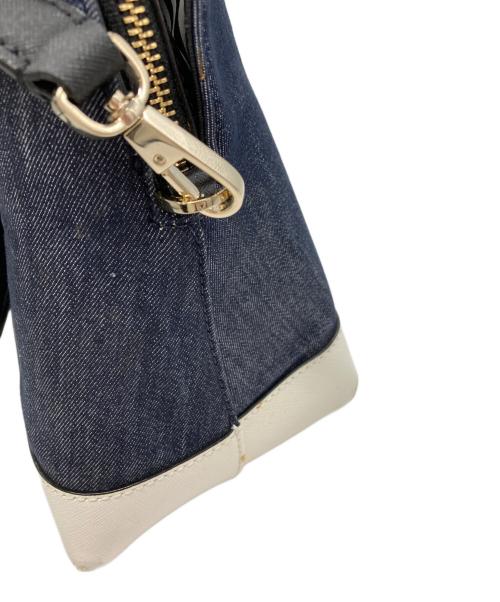 Kate Spade（ケイトスペード）Kate Spade (ケイトスペード) キャメロンストリートデニム2WAYバッグ ネイビーの古着・服飾アイテム