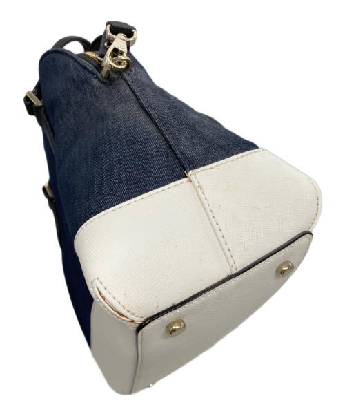Kate Spade（ケイトスペード）Kate Spade (ケイトスペード) キャメロンストリートデニム2WAYバッグ ネイビーの古着・服飾アイテム