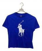 POLO RALPH LAURENポロ・ラルフローレン）の古着「ポニープリントＴ」｜ブルー