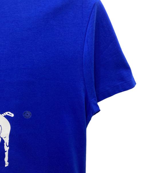 POLO RALPH LAUREN（ポロ・ラルフローレン）POLO RALPH LAUREN (ポロ・ラルフローレン) ポニープリントＴ ブルー サイズ:M 未使用品の古着・服飾アイテム