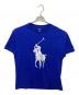 POLO RALPH LAUREN（ポロ・ラルフローレン）の古着「ポニープリントＴ」｜ブルー