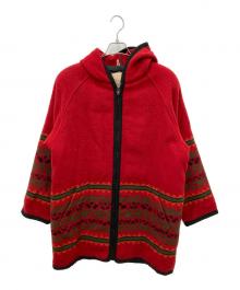 WOOLRICH（ウールリッチ）の古着「ウールフーデッドジャケット」｜レッド