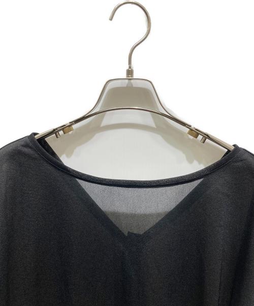 Diagram（ダイアグラム）Diagram (ダイアグラム) オーガンジャージトップ ブラック サイズ: 2-36 未使用品の古着・服飾アイテム