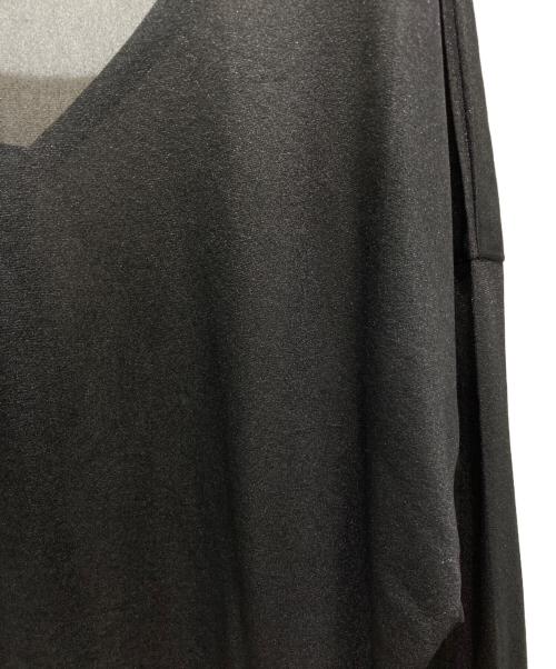 Diagram（ダイアグラム）Diagram (ダイアグラム) オーガンジャージトップ ブラック サイズ: 2-36 未使用品の古着・服飾アイテム