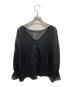 Diagram (ダイアグラム) オーガンジャージトップ ブラック サイズ: 2-36 未使用品：4000円