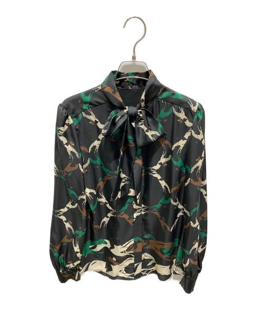 GRACE CLASS（グレースクラス）GRACE CLASS (グレースクラス) ボウタイブラウス ブラック サイズ:36の古着・服飾アイテム