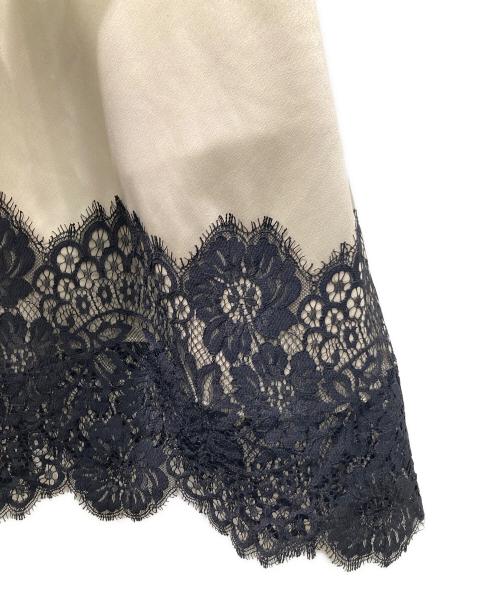 GRACE CONTINENTAL（（グレースコンチネンタル）GRACE CONTINENTAL (（グレースコンチネンタル) レースコンビ 2way キャミワンピース ベージュ サイズ:38の古着・服飾アイテム