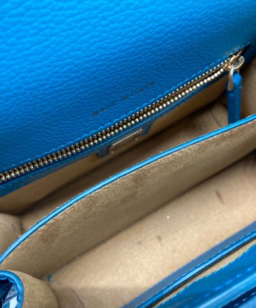 MCM（エムシーエム）MCM (エムシーエム) パトリシア・クロスボディバッグ ブルーの古着・服飾アイテム