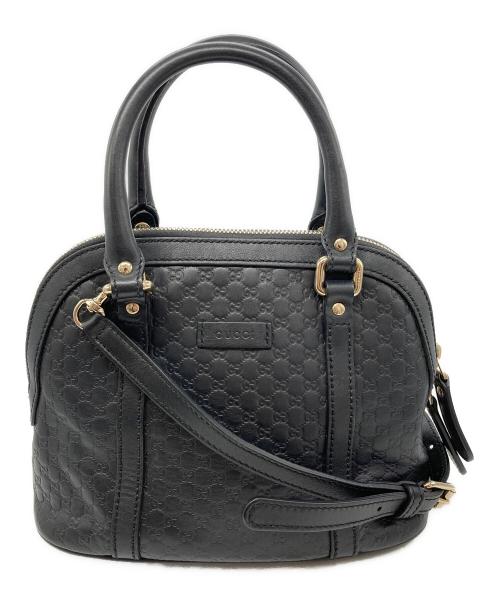 GUCCI（グッチ）GUCCI (グッチ) 2WAYバッグ ブラックの古着・服飾アイテム