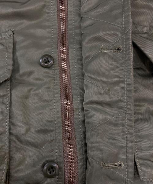 PPFM（ピーピーエフエム）PPFM (ピーピーエフエム) N-2Bフックフライトジャケット カーキ サイズ:Ｍの古着・服飾アイテム