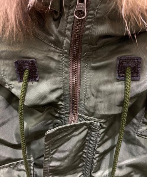 PPFM（ピーピーエフエム）PPFM (ピーピーエフエム) N-2Bフックフライトジャケット カーキ サイズ:Ｍの古着・服飾アイテム