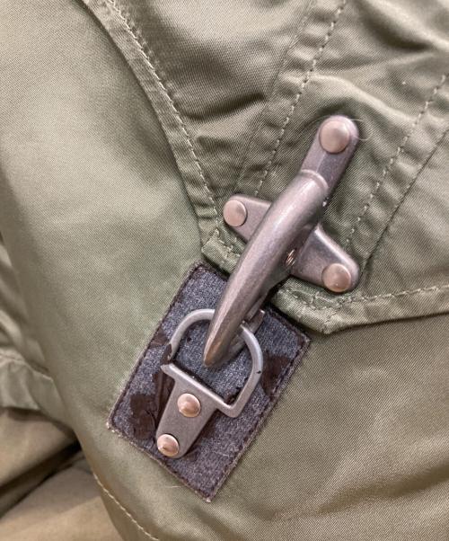 PPFM（ピーピーエフエム）PPFM (ピーピーエフエム) N-2Bフックフライトジャケット カーキ サイズ:Ｍの古着・服飾アイテム