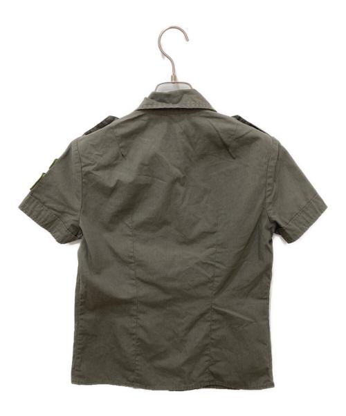 Hysteric Glamour（ヒステリックグラマー）Hysteric Glamour (ヒステリックグラマー) ワッペンシャツ カーキ サイズ:FREEの古着・服飾アイテム