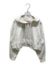 N°21（ヌメロヴェントゥーノ）の古着「ショート丈パーカー」｜ホワイト