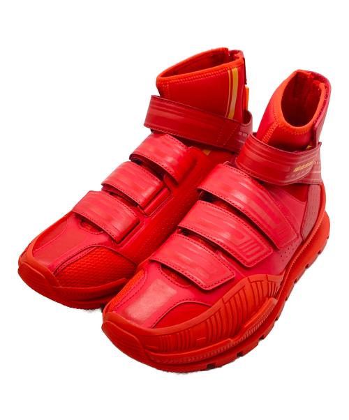 DIESEL（ディーゼル）DIESEL (ディーゼル) PENDHIO SOCKハイカットスニーカー レッド サイズ:26.5㎝の古着・服飾アイテム