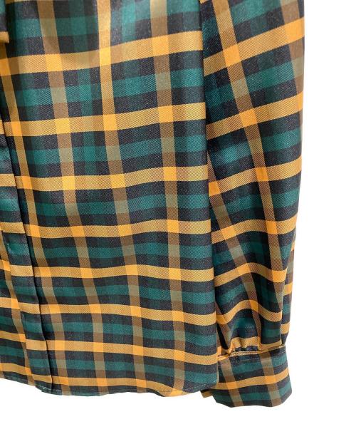 Diagram（ダイアグラム）Diagram (ダイアグラム) チェックブラウス イエロー サイズ:38の古着・服飾アイテム