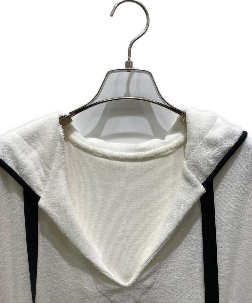 GRACE CLASS（グレースクラス）GRACE CLASS (グレースクラス) パイルポンチョフーディ パーカー ホワイト サイズ:36 未使用品の古着・服飾アイテム